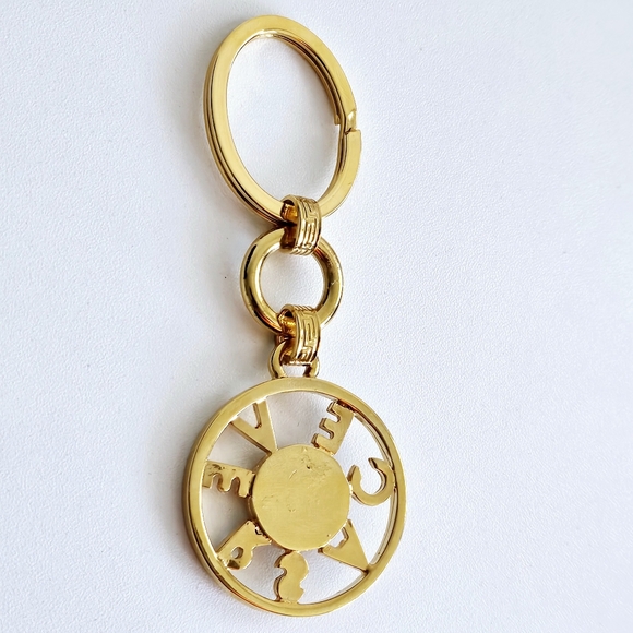 Versace Goldtone Bag Charm/Key Chain - Picture 3 of 6